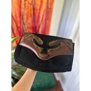 Jasmin‎ Genuine Snakeskin Leather Clutch Bag Party Evening Purse